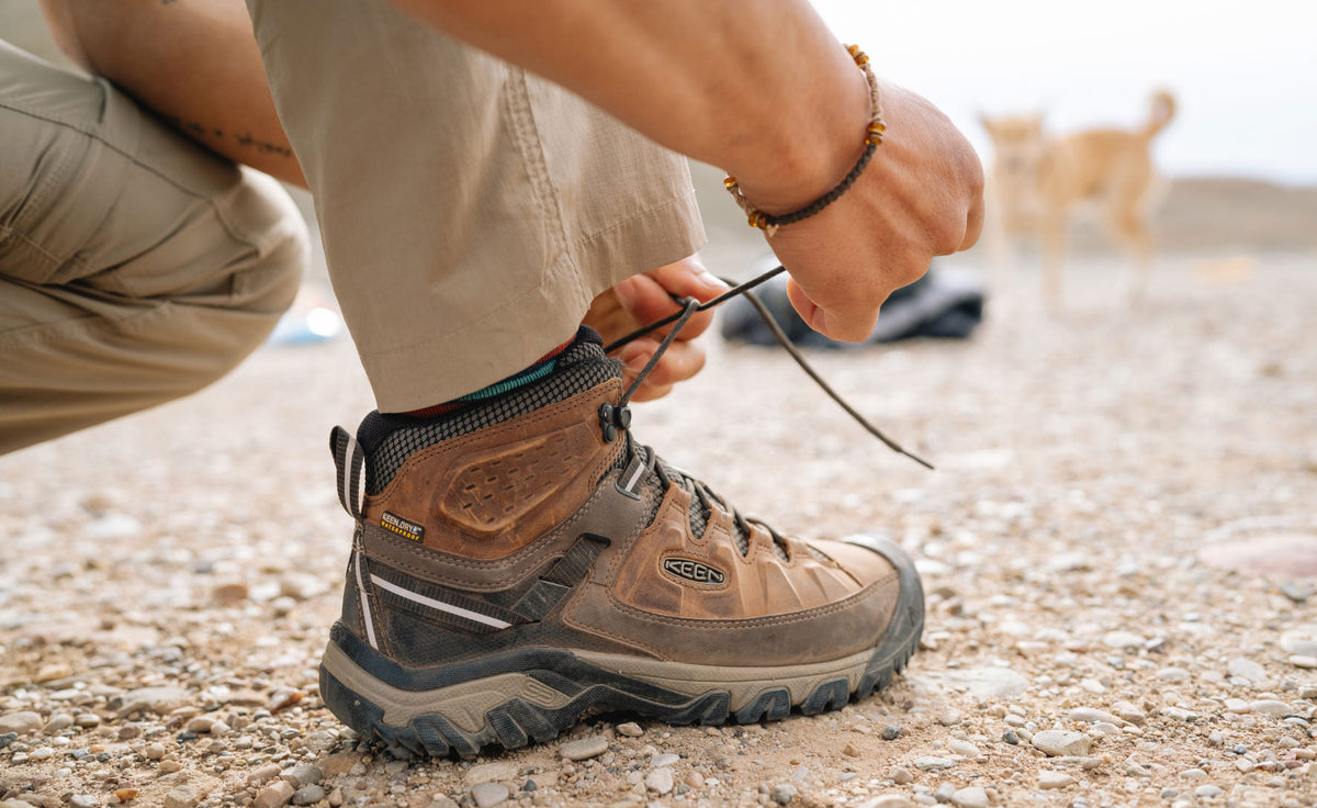 Keen Men's Targhee III Waterproof Mid Bungee Cord/Black