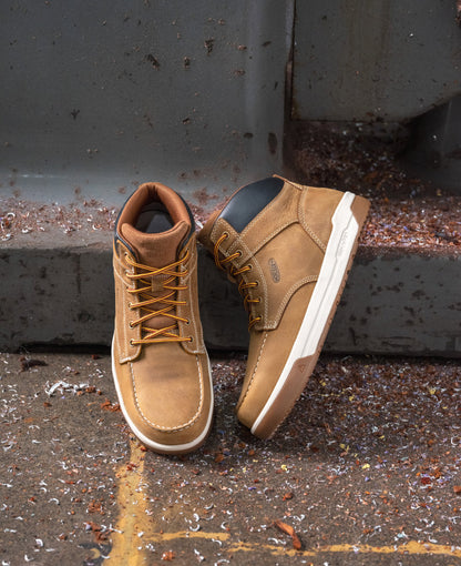 Keen Men's Gibson Waterproof Work Boot (Carbon Toe) Belgian/Gum