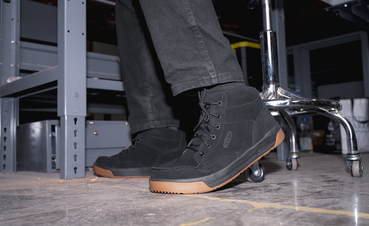 Keen Men's Gibson Boot (Soft Toe) Belgian/Gum
