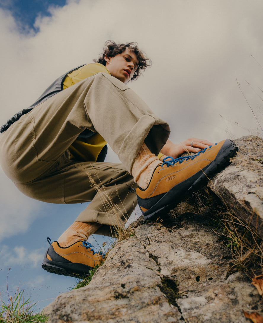 Keen Men's Jasper Sneaker Dark Olive/Cabbage