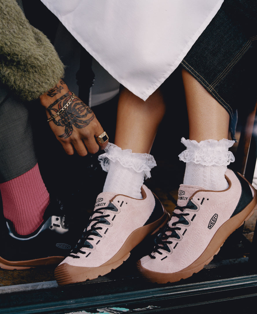 Keen Men's Jasper Sneaker x Highsnobiety Black/Gum