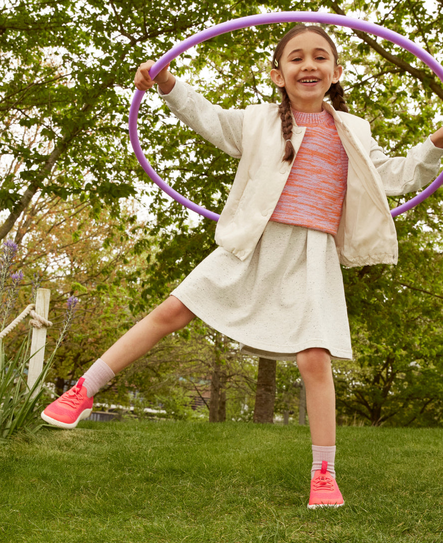 Keen Big Kids' KNX Knit Sneaker Iguana/Evening Primrose