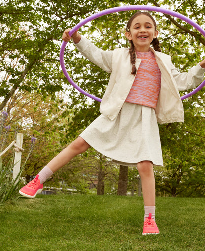 Keen Little Kids' KNX Knit Sneaker Iguana/Evening Primrose
