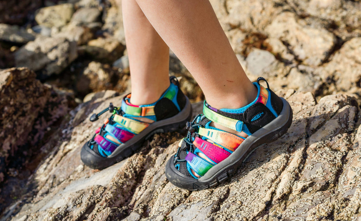 Keen Little Kids' Newport H2 Azure Blue/Drizzle