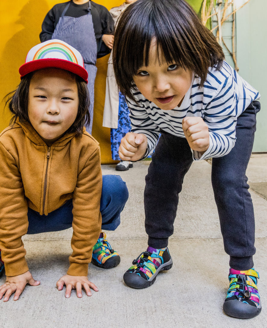 Keen Little Kids' Newport H2 Golden Cypress Monochrome