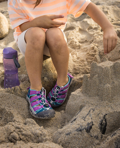 Keen Big Kids' Newport Boundless Sandal Black/Precious Blue